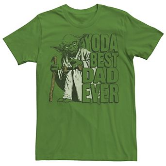 Men's Star Wars Yoda Best Dad Ever Awesome Father Tee