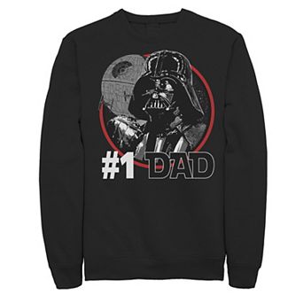 Men's Star Wars Darth Vader #1 Dad Death Star Sweatshirt