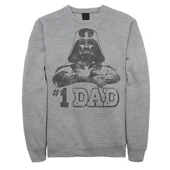 Men's Star Wars Vader #1 Dad Vintage Father's Day Sweatshirt