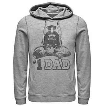 Men's Star Wars Darth Vader #1 Dad Vintage Father's Day Hoodie