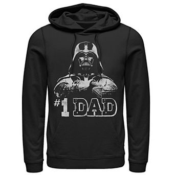 Men's Star Wars Darth Vader #1 Dad Vintage Father's Day Hoodie