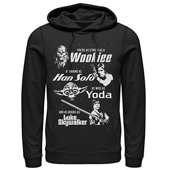 Men's Star Wars Strong Daring Wise Father's Day Hoodie