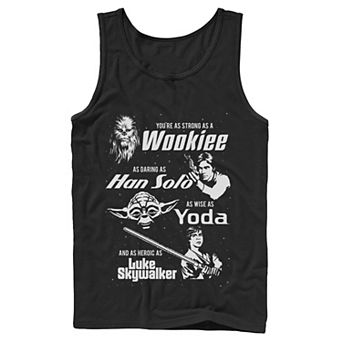 Men's Star Wars Strong Daring Wise Father's Day Tank Top