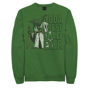 Men's Star Wars Yoda Best Dad Ever Awesome Father Sweatshirt