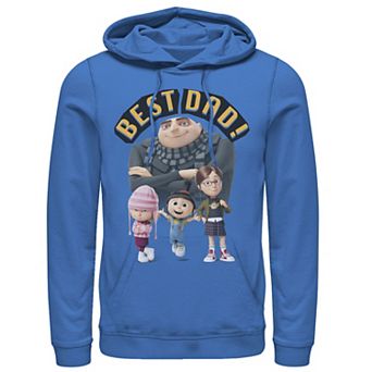 Men's Despicable Me Minions Frankenstein "Best Dad!" Portrait Hoodie
