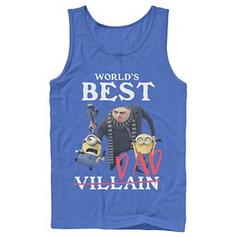 Men's Despicable Me Minions The Creature "World's Best Dad" Portrait Tank Top