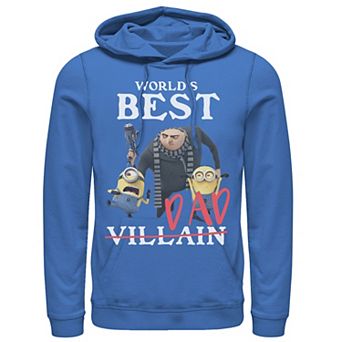 Men's Despicable Me Minions The Creature "World's Best Dad" Portrait Hoodie