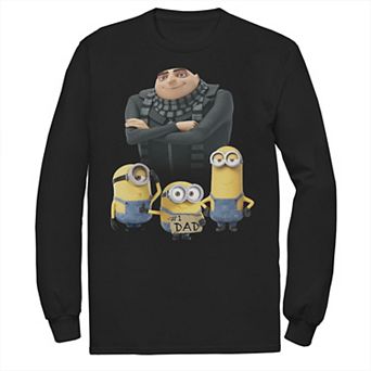 Men's Despicable Me Minions Count Dracula #1 Dad Portrait Tee