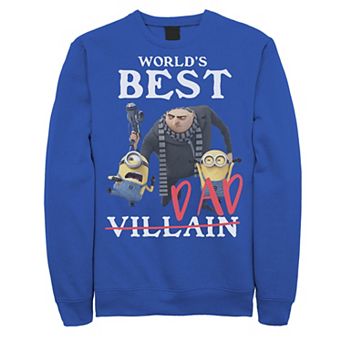 Men's Despicable Me Minions The Creature "World's Best Dad" Portrait Sweatshirt