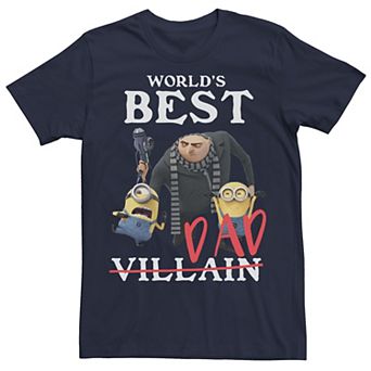 Men's Despicable Me Minions The Creature "World's Best Dad" Portrait Tee