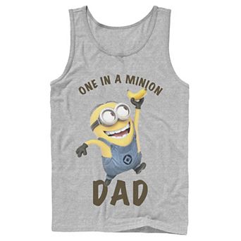 Men's Despicable Me Minions 'Tis The Season To Be Jolly Banana Tank Top