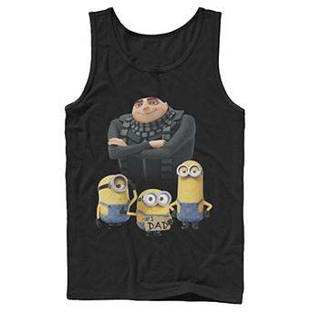 Men's Despicable Me Minions Count Dracula Portrait Tank Top