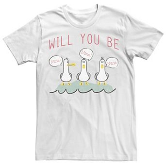 Disney / Pixar's Finding Nemo Men's Valentine's Day Seagulls Be Mine Tee