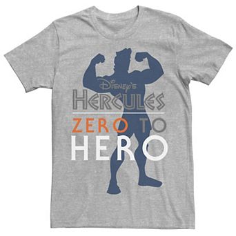 Disney's Hercules Men's Zero To Hero Silhouette Tee
