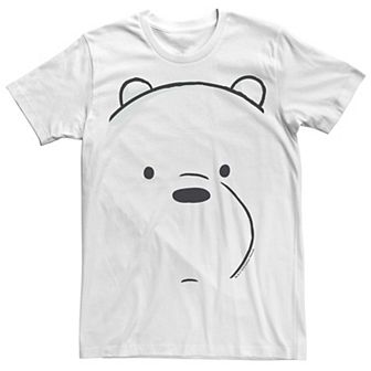 Men's CN We Bare Bears Ice Bear Big Face Tee