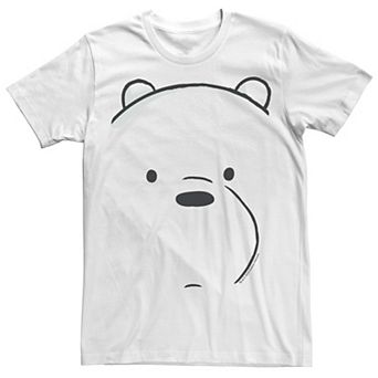 Men's CN We Bare Bears Ice Bear Big Face Tee