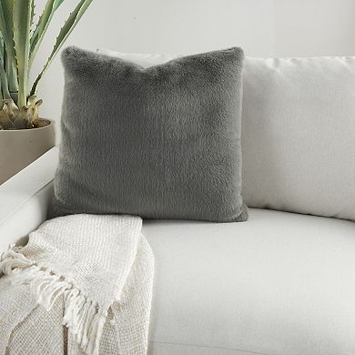 Mina Victory Faux Fur 2-sided Throw Pillow