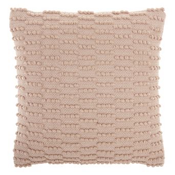 Mina Victory Life Styles Woven Dot Stripes Throw Pillow