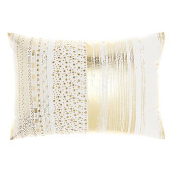 Mina Victory Luminescence Metallic Print Throw Pillow