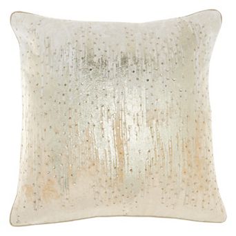 Mina Victory Sofia Ombre Metallic Sequins Throw Pillow