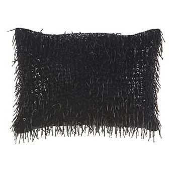 Mina Victory Luminescence Beaded Tassels Throw Pillow