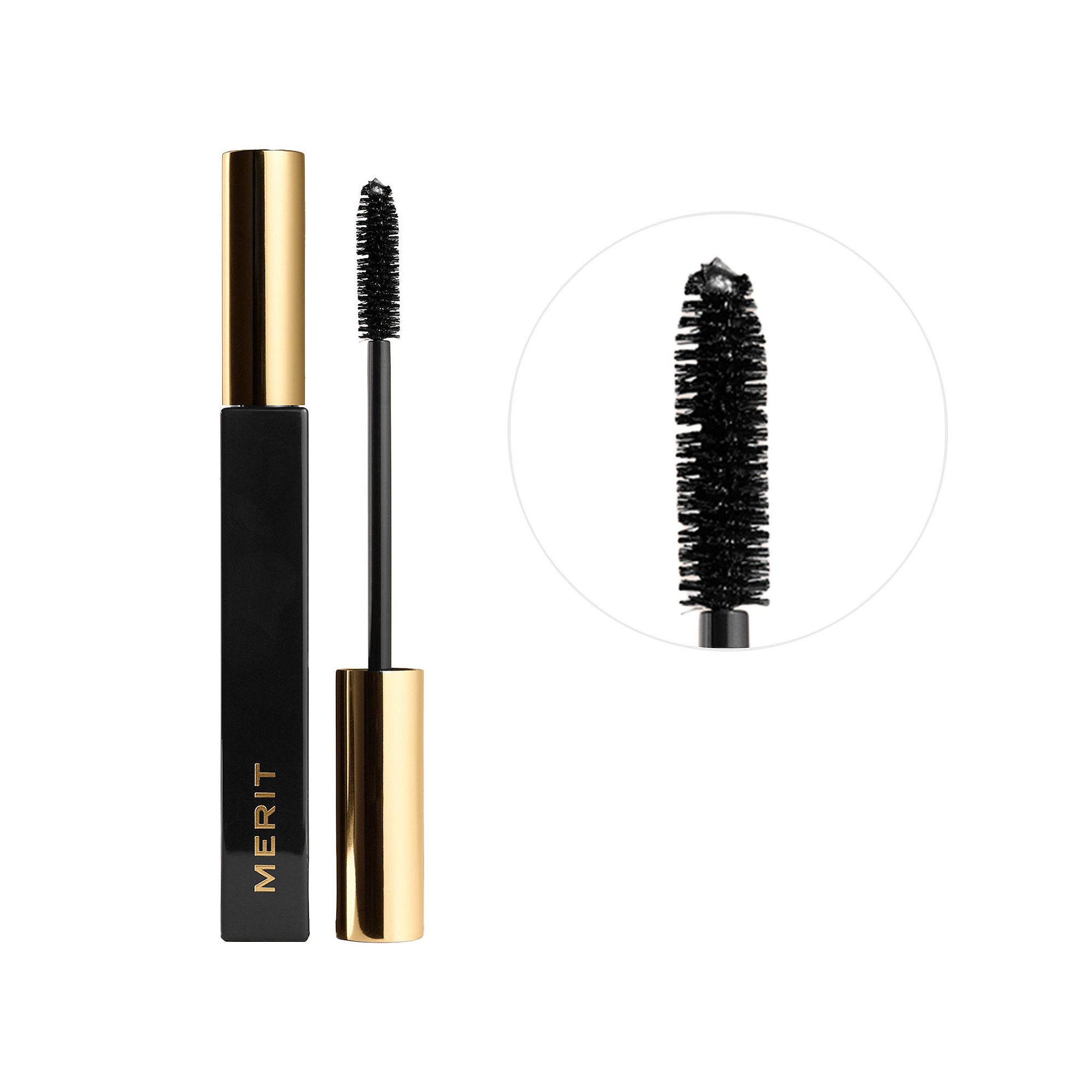 MERIT Clean Lash Lengthening Tubing Mascara, Size: .25 FL Oz, Perfect Black