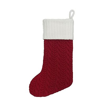 St. Nicholas Square Monogram Christmas Stocking
