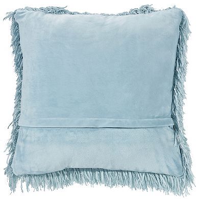 Mina Victory Shag Soft Ribbon Throw Pillow