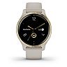Garmin Venu 2S Light Gold Bezel with Light Sand Case & Silicone Band Smartwatch Smartwatch