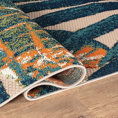 World Rug Gallery Palm Leaves Indoor Outdoor Rug