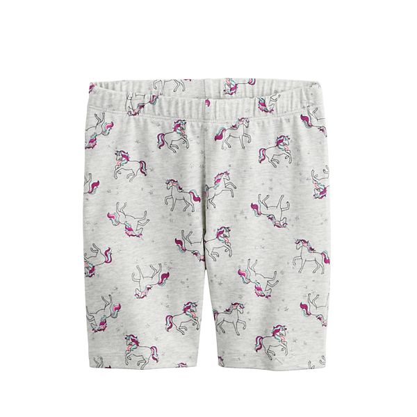 Girls 412 Jumping Beans® Patterned Bike Shorts