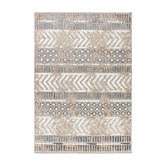 World Rug Gallery Distressed Geometric Indoor Outdoor Rug