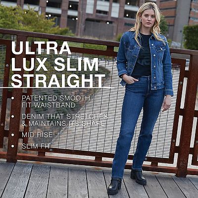 Women's Lee® Ultra Lux Comfort Waistband Straight-Leg Jeans