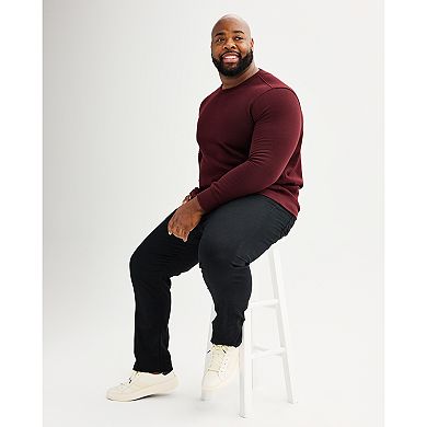 Big & Tall Sonoma Goods For Life® Crewneck Fleece Sweatshirt