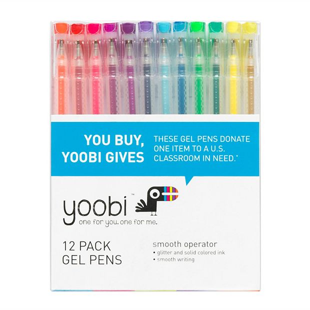 Yoobi Gel Pens (12 Pack) - The Coloring Inn