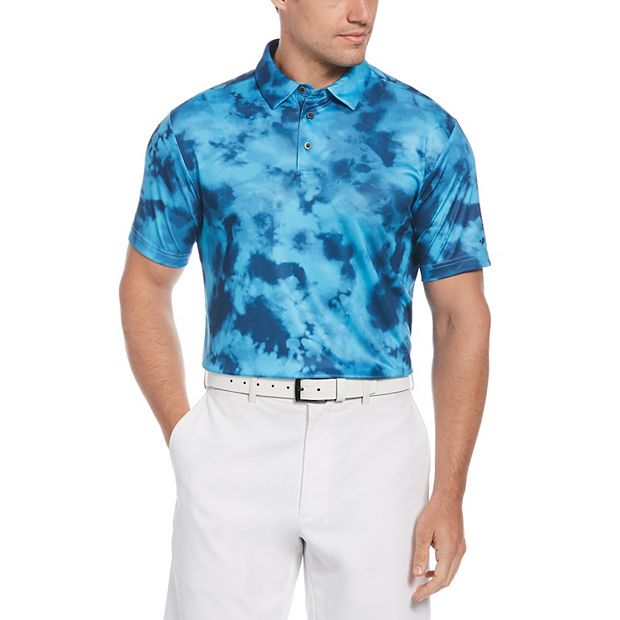 Mens tie clearance dye polo shirt