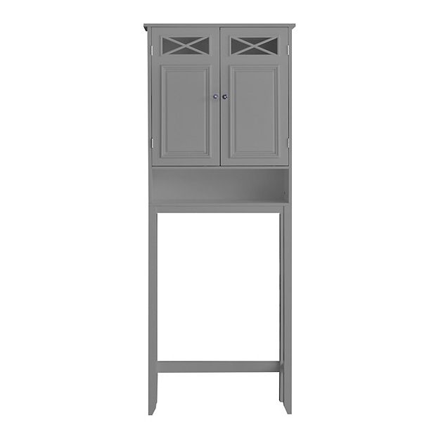 Elegant Home Fashions Dawson Over The Toilet Storage, Grey