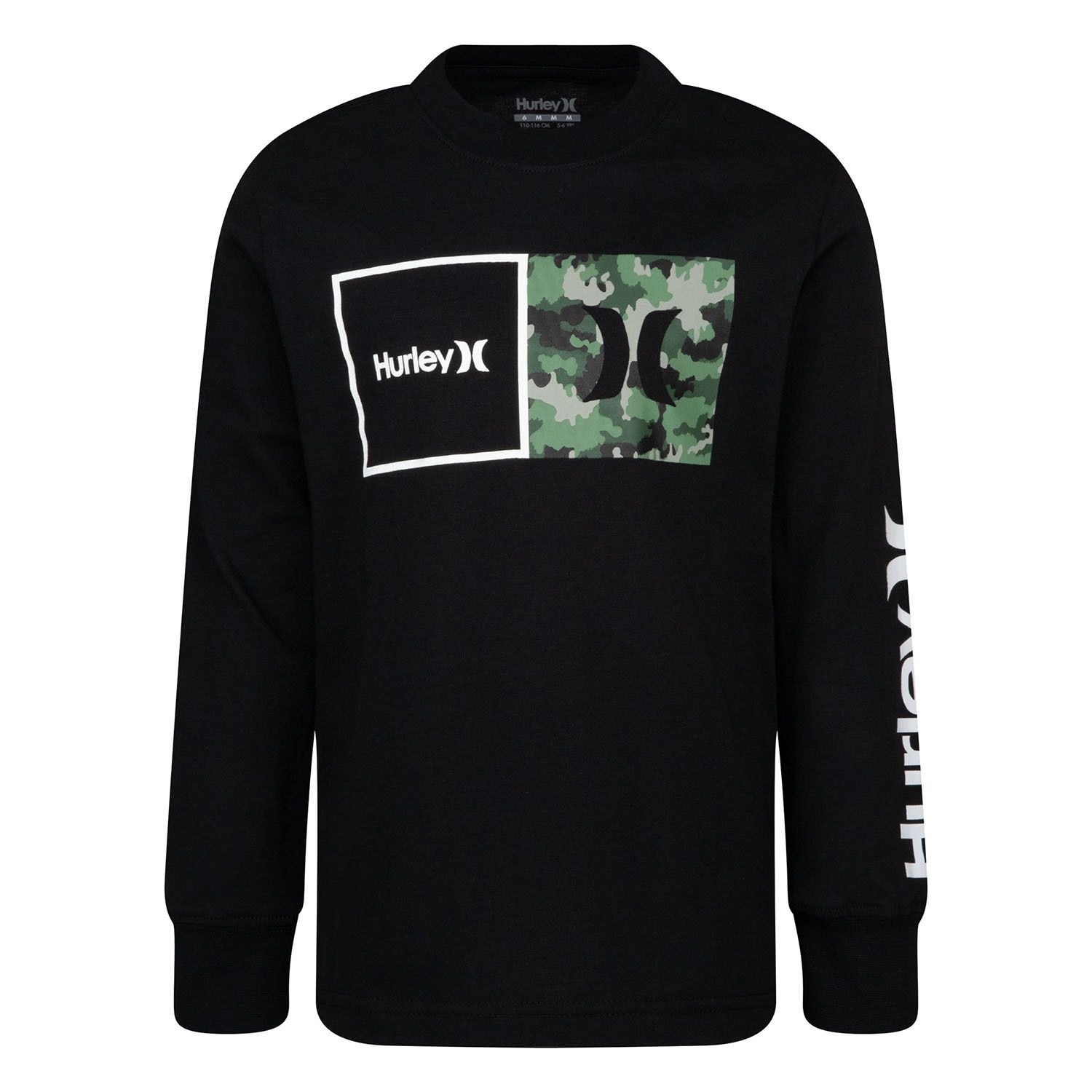 Image for Hurley Boys 8-20 Double Logo Long Sleeve Graphic Tee at Kohl's.