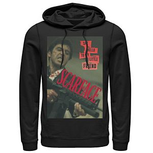 Men's Scarface Tony Montana Sitting Portrait Logo Hoodie