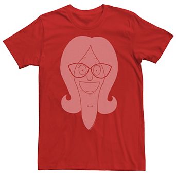 Men's Bob's Burgers Linda Pink Hue Big Face Portrait Tee