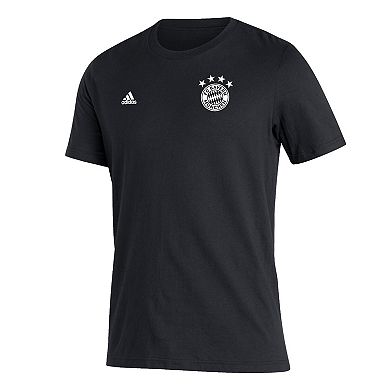 Men's adidas Alphonso Davies Black Bayern Munich Amplifier Name & Number T-Shirt