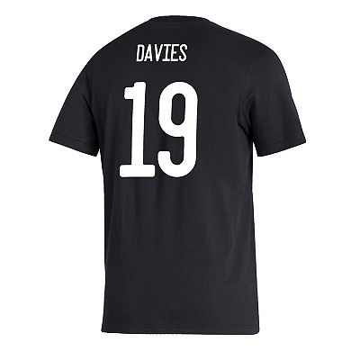 Men's adidas Alphonso Davies Black Bayern Munich Amplifier Name & Number T-Shirt