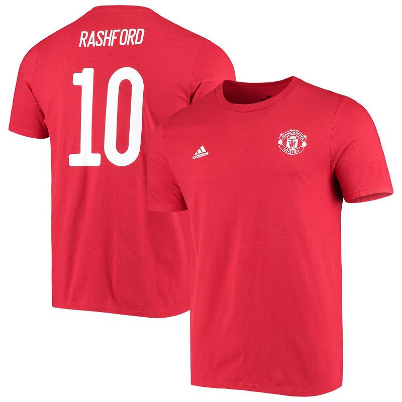 Mens adidas Marcus Rashford Red Manchester United Amplifier Name & Number 