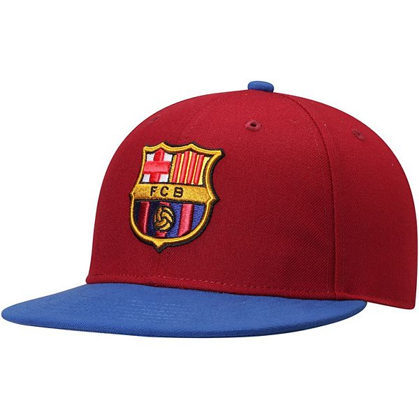 Men's Fi Collection Barcelona Burgundy/Blue Team Fitted Hat