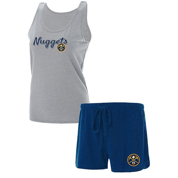 Concepts Sports Denver Nuggets Navy All Over Print Knit Pants