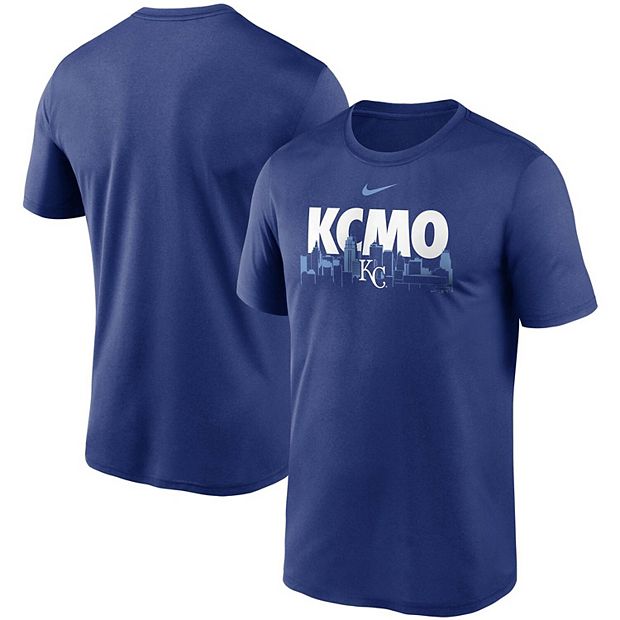 Men's Nike Light Blue Kansas City Royals Wordmark Legend T-Shirt