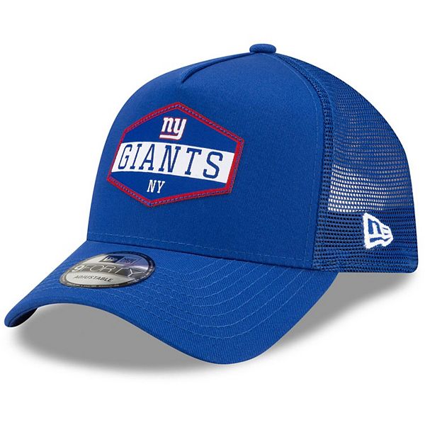 Men's New Era Royal New York Giants Hex Flow A-Frame 9FORTY