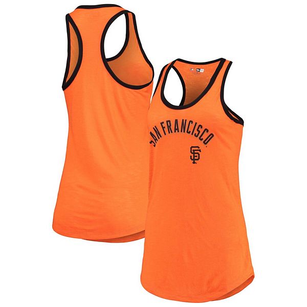 San Francisco Giants '47 Women's Foil Outline V-Neck T-Shirt - Orange