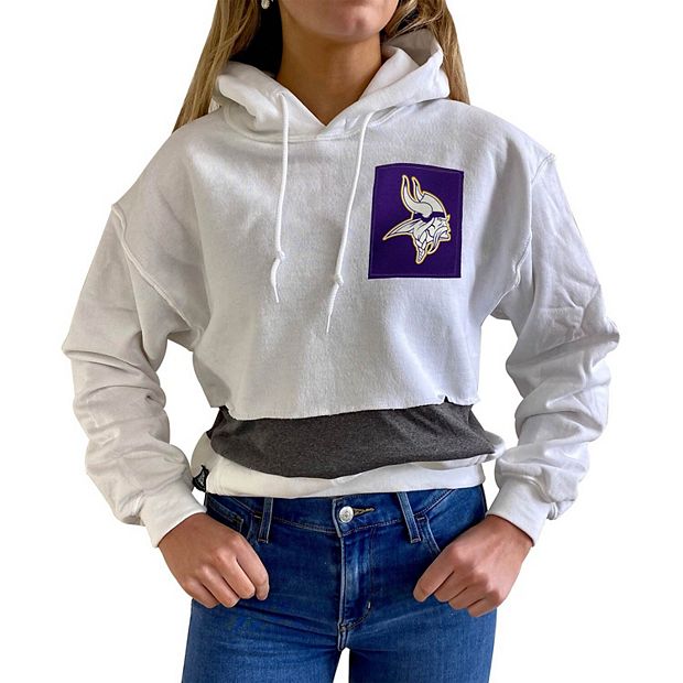 Women's Refried Apparel White Minnesota Vikings Sustainable Crop