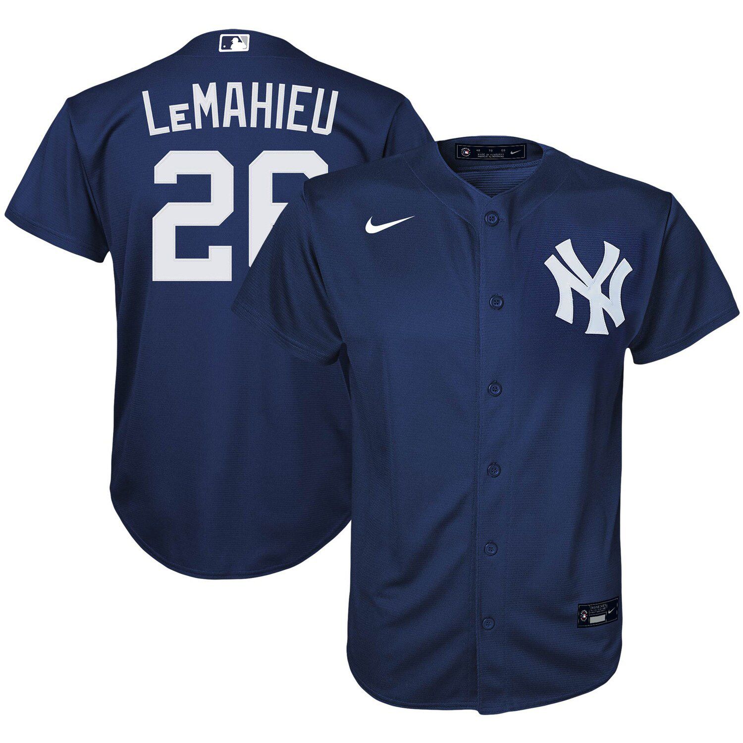 yankees youth away jersey